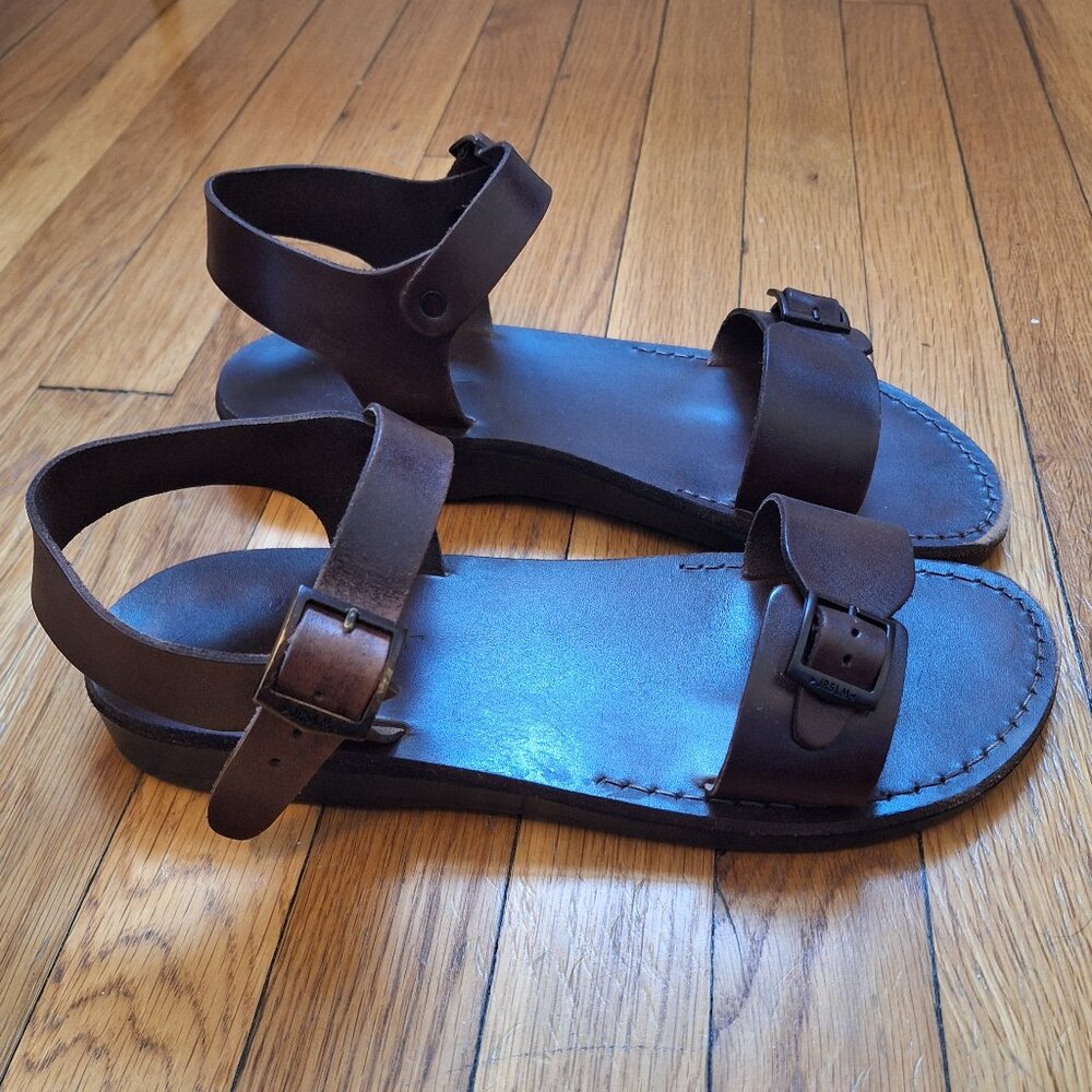 Jerusalem Sandals "The Original" Men's Leather Adjustable Buckle Sandal